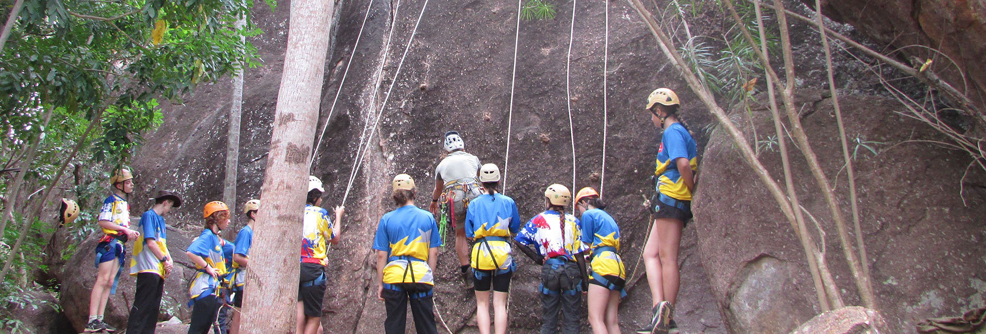 Roped climbing outing - Ranger Cadets Banner